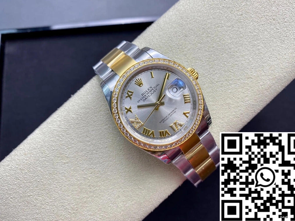 Factory Rolex M126283RBR-0018 Bezel Datejust EW Diamond-set 0223